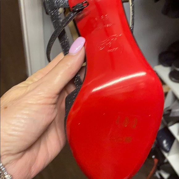 Christian louboutin black sandals - Picture 8 of 9